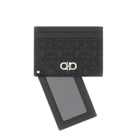 salvatore ferragamo gancini credit card holder