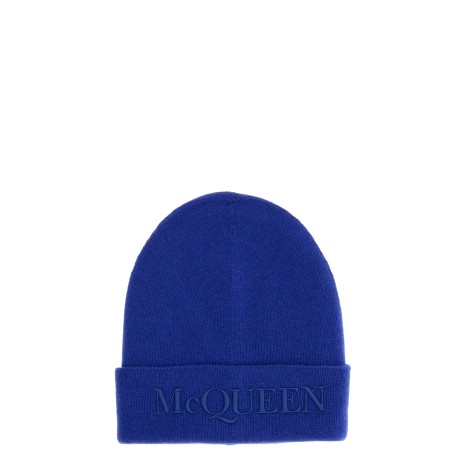 alexander mcqueen hat with logo