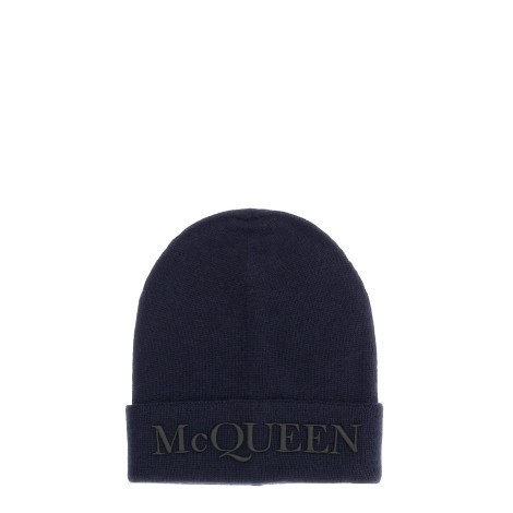 alexander mcqueen hat with logo