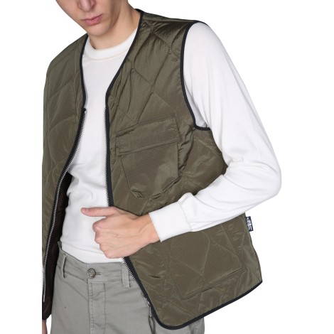 mackintosh quilted gilet jacket