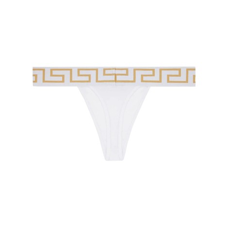 versace thong with greek