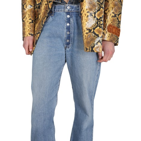 1/off double waist jeans