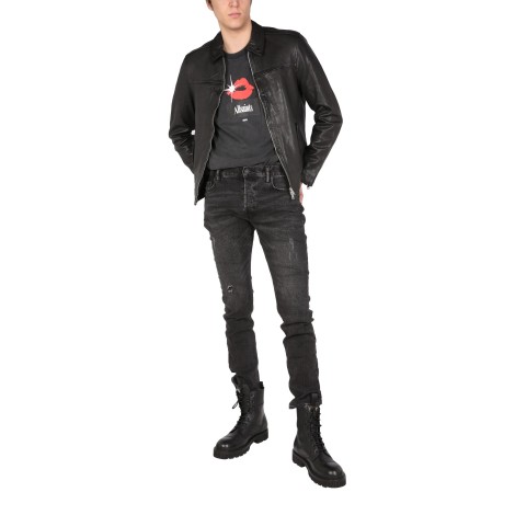 allsaints leather jacket