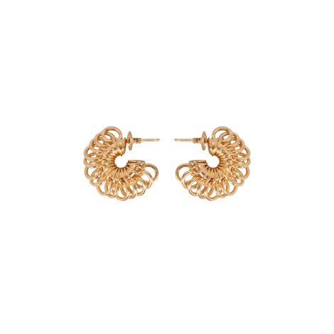 bottega veneta disc earrings