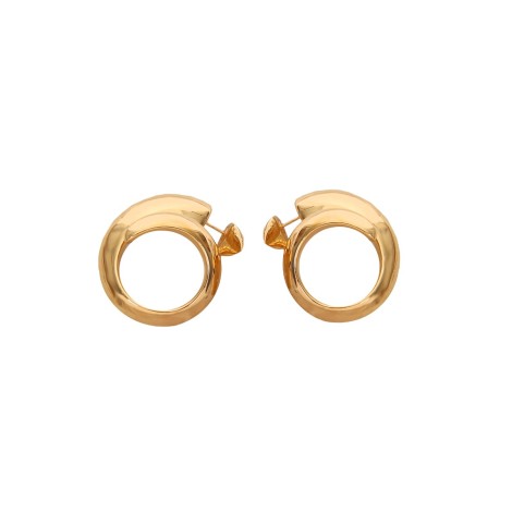 bottega veneta spiral earrings