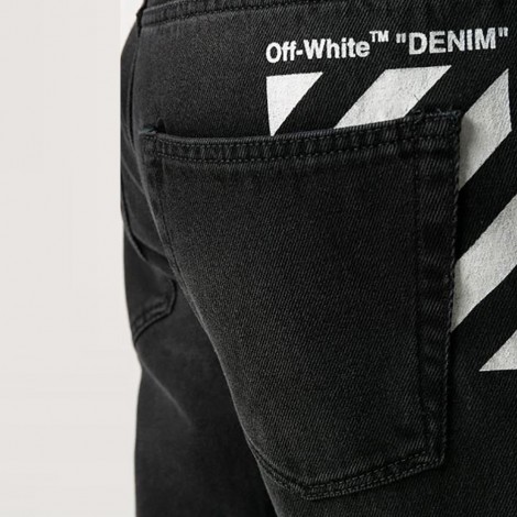 off white black denim