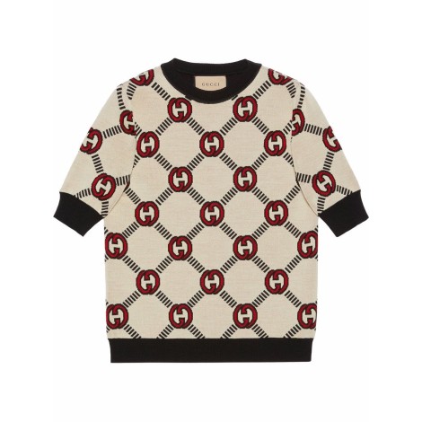 Gucci Extrafine Wool Crew-Neck Top