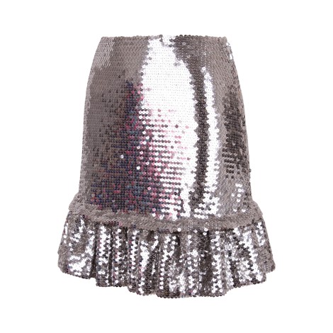 Paco Rabanne Full Sequined Mini Skirt 40