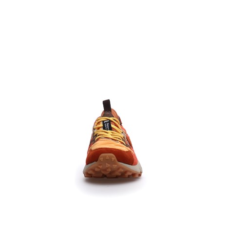YAMANO 3 MAN HKDELIC SUEDE/NYLON BROWN-ORANGE