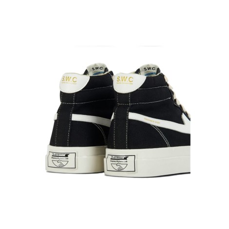 S.w.c - Stepney Workers Club Sneakers Alte Uomo Blk-wht
