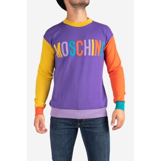 MOSCHINO Pullover in lana color Block