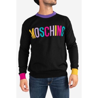 MOSCHINO Pullover in lana color Block