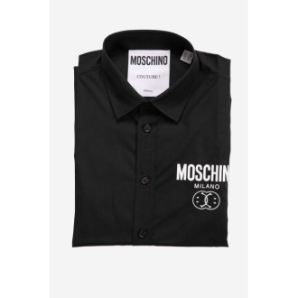 MOSCHINO Camicia con logo Double Question Mark<BR/>
