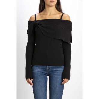 RIBBED KNIT WITH THIN SHOULDER STRAPS