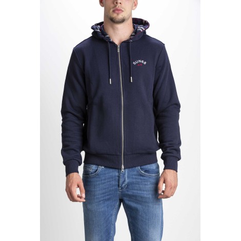 HOOD ZIP SHIRT FABRIC COTTON FL