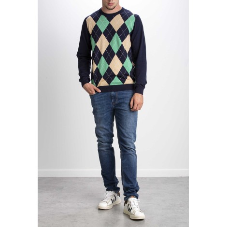 ROUND ARGYLE SHIRT