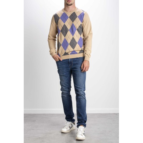 ROUND ARGYLE SHIRT