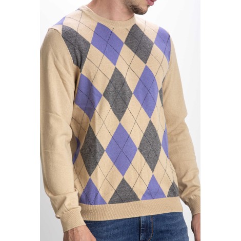 ROUND ARGYLE SHIRT