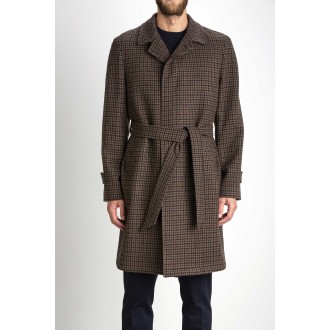 COAT PIED PULL MIXED CASHMERE