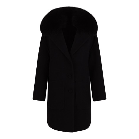 Ermanno Scervino Single-Breasted Classic Midi Coat 40