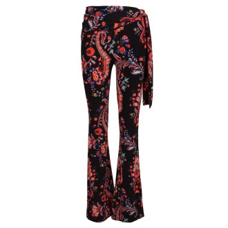 Paco Rabanne Paisley Print Flared Trousers 40