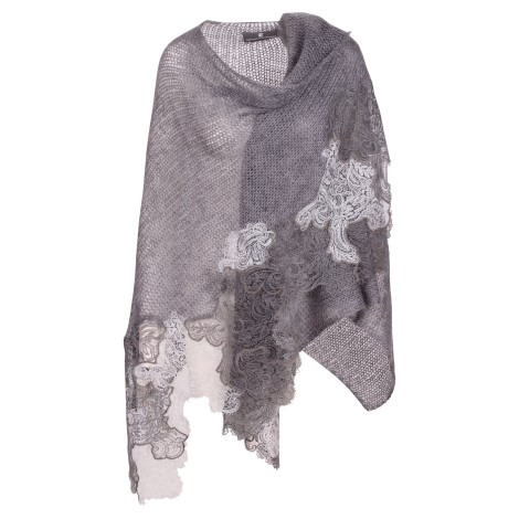 Ermanno Scervino Lace Patchwork Insert Stole U