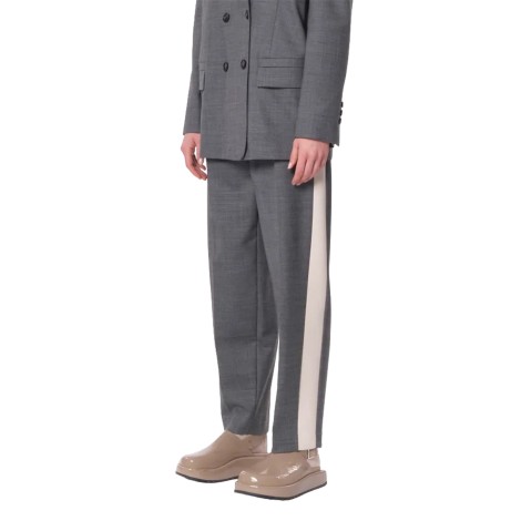 Tela9 Pantaloni Eleganti Donna Grigio