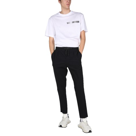 z zegna rubber logo print t-shirt