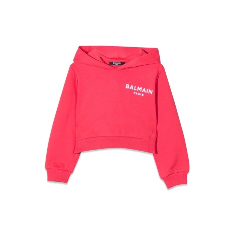balmain felpa con logo