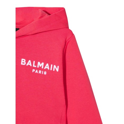 balmain felpa con logo