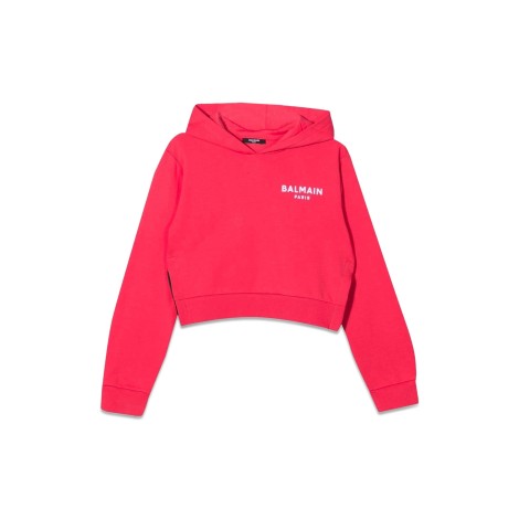 balmain felpa con logo