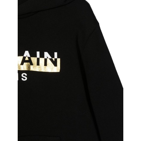 balmain hoodie with logo