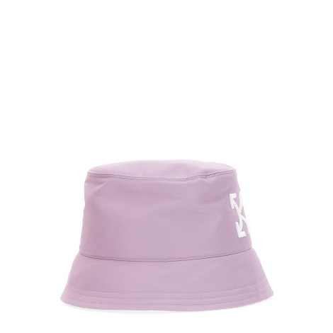 off-white bucket hat with logo