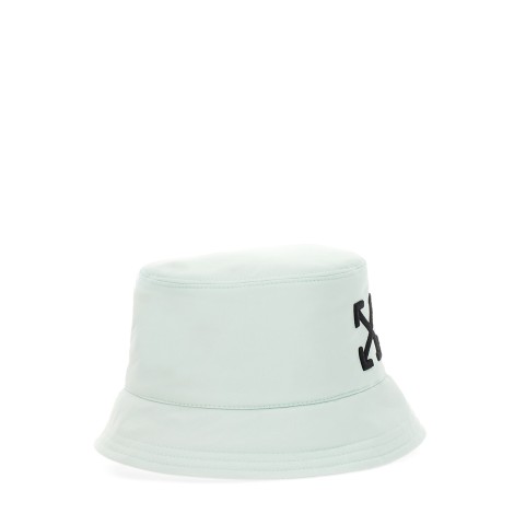 off-white bucket hat with logo