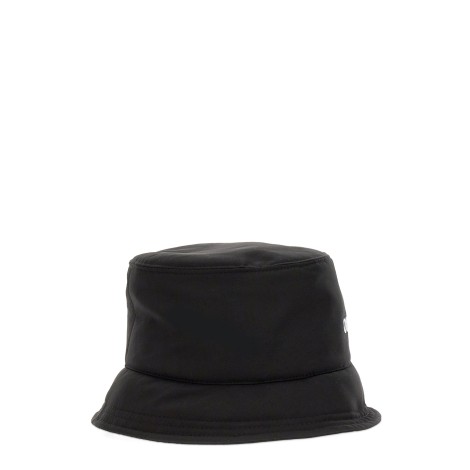 off-white bucket hat with logo embroidery