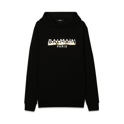 balmain hoodie with logo