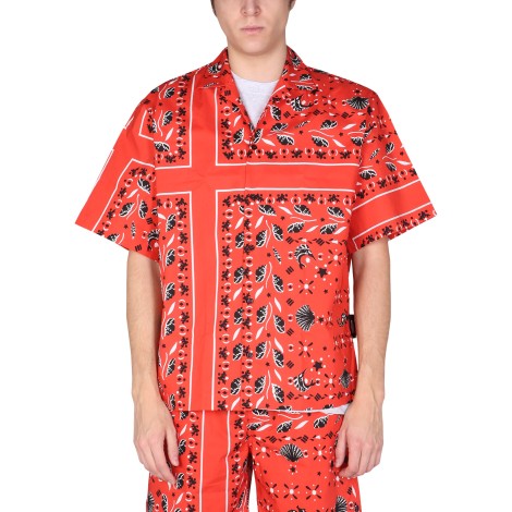 msgm paisley pattern shirt 