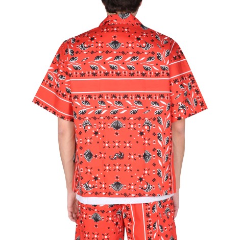 msgm paisley pattern shirt 