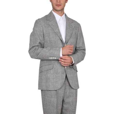 brunello cucinelli houndstooth pattern dress