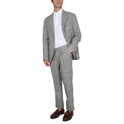 brunello cucinelli houndstooth pattern dress
