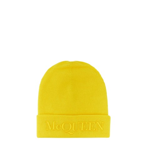 alexander mcqueen hat with logo