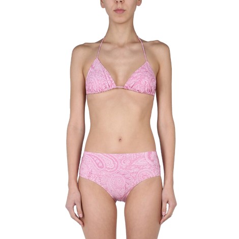 etro paisley pattern bikini