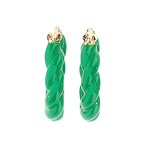 bottega veneta twist earrings