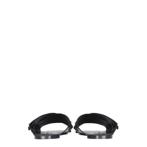 jil sander leather sandals