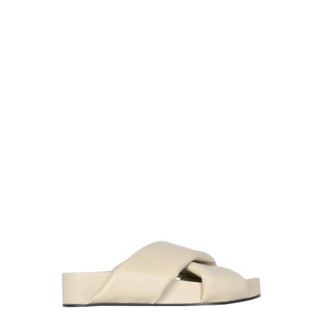 jil sander nappa sandals