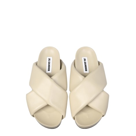 jil sander nappa sandals