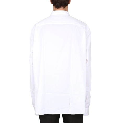 balmain camicia con collo alla coreana