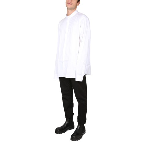 balmain camicia con collo alla coreana