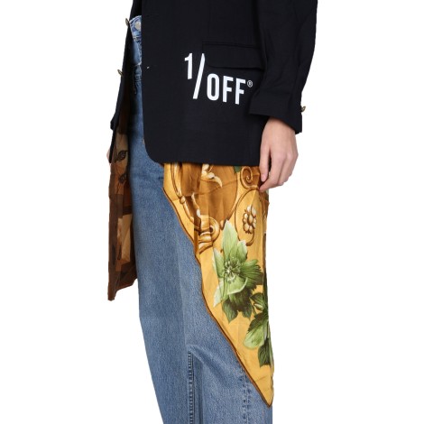 1/off jacket with scarf