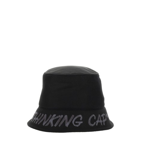 off-white bucket hat with logo